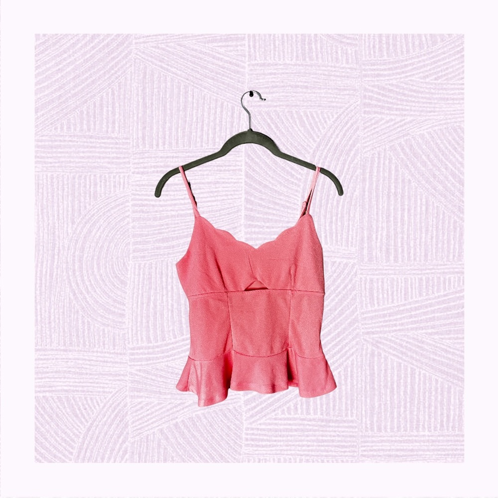 Pink dress top